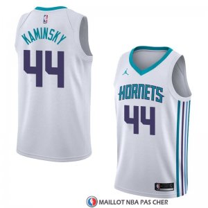 Maillot Charlotte Hornets Frank Kaminsky Association 2018 Blanc