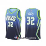 Maillot Dallas Mavericks Trey Burke Ville 2020 Bleu