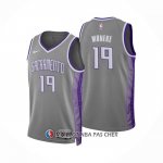 Maillot Sacramento Kings Chima Moneke NO 19 Ville 2022-23 Gris