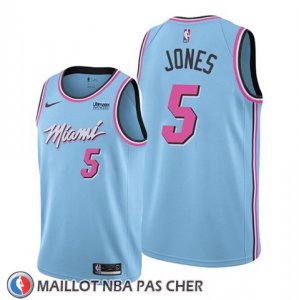 Maillot Miami Heat Derrick Jones Ville 2019-20 Bleu