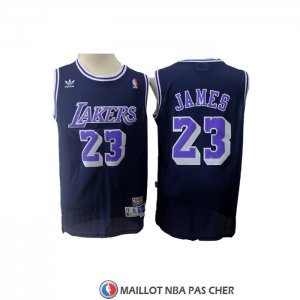 Maillot Los Angeles Lakers Lebron James Retro Bleu