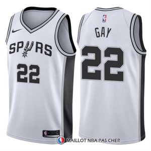 Maillot Authentique San Antonio Spurs Gay 2017-18 22 Blanc