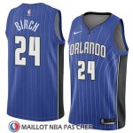 Maillot Orlando Magic Khem Birch No 24 Icon 2018 Bleu