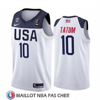 Maillot USA Jayson Tatum 2019 FIBA Basketball World Cup Blanc