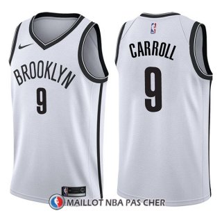 Maillot Brooklyn Nets Demarre Carroll Association 9 2017-18 Blanc
