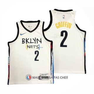 Maillot Brooklyn Nets Blake Griffin NO 2 Ville 2020-21 Blanc