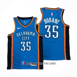 Maillot Oklahoma City Thunder Kevin Durant NO 35 Icon Bleu