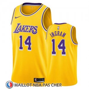 Maillot Los Angeles Lakers Brandon Ingram No 14 Icon 2018 Jaune