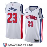 Maillot Detroit Pistons Blake Griffin No 23 Association 2018 Blanc