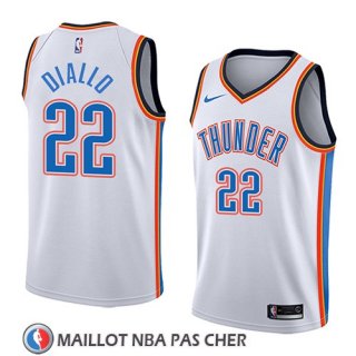 Maillot Oklahoma City Thunder Hamidou Diallo Association 2018 Blanc