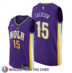 Maillot New Orleans Pelicans Frank Jackson Ville Volet