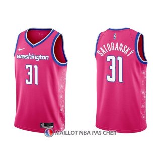 Maillot Washington Wizards Tomas Satoransky NO 31 Ville 2022-23 Rosa