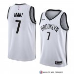Maillot Brooklyn Nets Nuni Omot Association 2018 Blanc