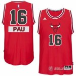 Maillot Pau Chicago Bulls #16 Rouge