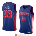 Maillot Detroit Pistons Willie Reed Icon 2018 Bleu