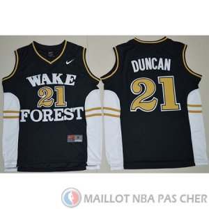 Maillot NCAA Tim Duncan Noir