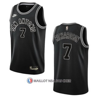 Maillot San Antonio Spurs Josh Richardson NO 33 Classic 2022-23 Noir
