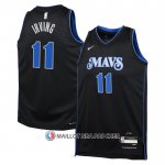 Maillot Enfant Dallas Mavericks Kyrie Irving NO 11 Ville 2023-24 Bleu