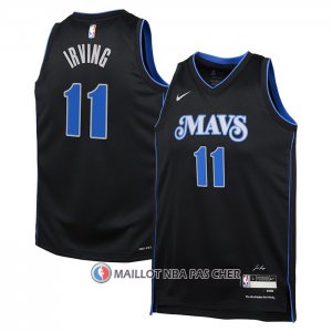 Maillot Enfant Dallas Mavericks Kyrie Irving NO 11 Ville 2023-24 Bleu
