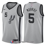 Maillot San Antonio Spurs Dejounte Murray Statement 5 2017-18 Gris