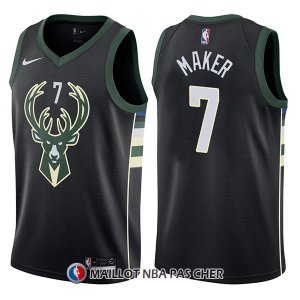 Maillot Milwaukee Bucks Thon Maker Statement 7 2017-18 Noir