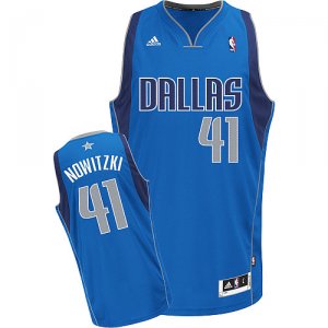 Maillot Dallas Mavericks Nowitzki #41 Bleu