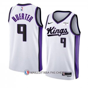 Maillot Sacramento Kings Kevin Huerter NO 9 Association 2023-24 Blanc