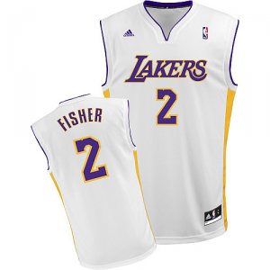 Maillot Los Angeles Lakers Fisher #2 Blanc