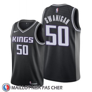 Maillot Sacramento Kings Caleb Swanigan Statement Noir