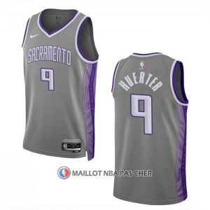 Maillot Sacramento Kings Kevin Huerter NO 9 Ville 2022-23 Gris