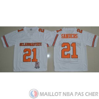 Maillot NCAA Barry Sanders Blanc