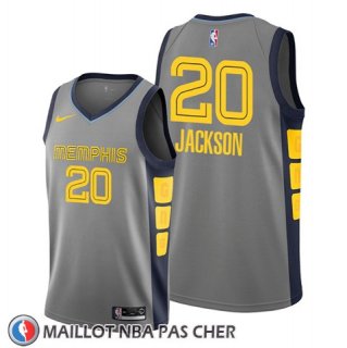 Maillot Memphis Grizzlies Josh Jackson Ville Gris