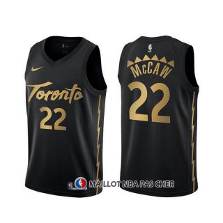 Maillot Tornto Raptors Patrick Mccaw Ville 2019-20 Noir