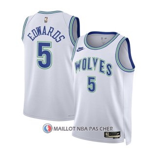 Maillot Enfant Minnesota Timberwolves Anthony Edwards Classic 2023-24 Blanc