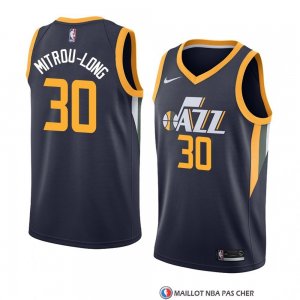 Maillot Utah Jazz Naz Mitrou-long Icon 2018 Bleu