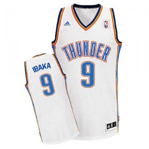 Maillot Blanc Ibaka Oklahoma City Thunder Revolution 30