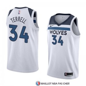 Maillot Minnesota Timberwolves Jared Terrell (2) Association 2018 Blanc