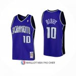 Maillot Sacramento Kings Mike Bibby NO 10 Mitchell & Ness 2002-03 Volet