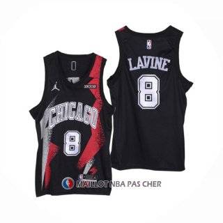 Maillot Chicago Bulls Zach Lavine Fashion Royalty Noir