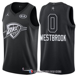 Maillot All Star 2018 Oklahoma City Thunder Russell Westbrook 0 Noir