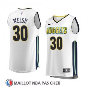 Maillot Denver Nuggets Thomas Welsh Association 2017-18 Blanc