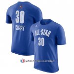 Maillot Manche Courte All Star 2023 Stephen Curry Bleu