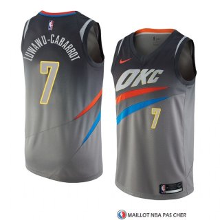Maillot Oklahoma City Thunder Timothe Luwawu-cabarrot Ville 2018 Gris