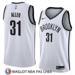 Maillot Brooklyn Nets Jarrett Allen No 31 Association 2018 Blanc