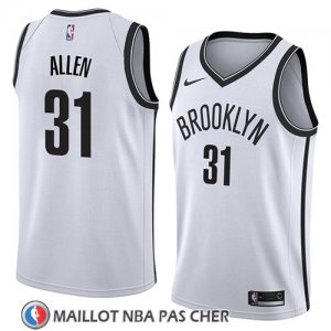 Maillot Brooklyn Nets Jarrett Allen No 31 Association 2018 Blanc