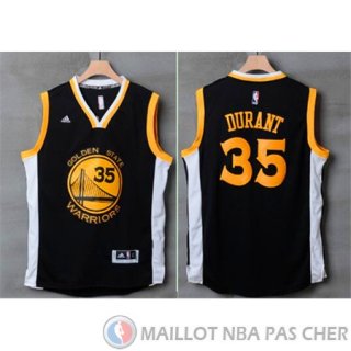 Maillot Golden State Warriors Durant #35 Noir Blanc