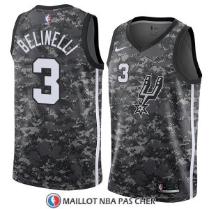 Maillot San Antonio Spurs Marco Belinelli Ville 2018 Gris
