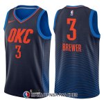 Maillot Oklahoma City Thunder Corey Brewer Statement 3 2017-18 Bleu