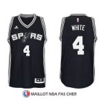 Maillot San Antonio Spurs Derrick White Road 4 2017-18 Noir