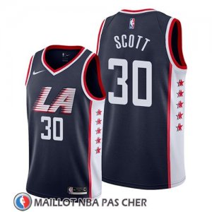 Maillot Los Angeles Clippers Mike Scott Ville 2019 Bleu